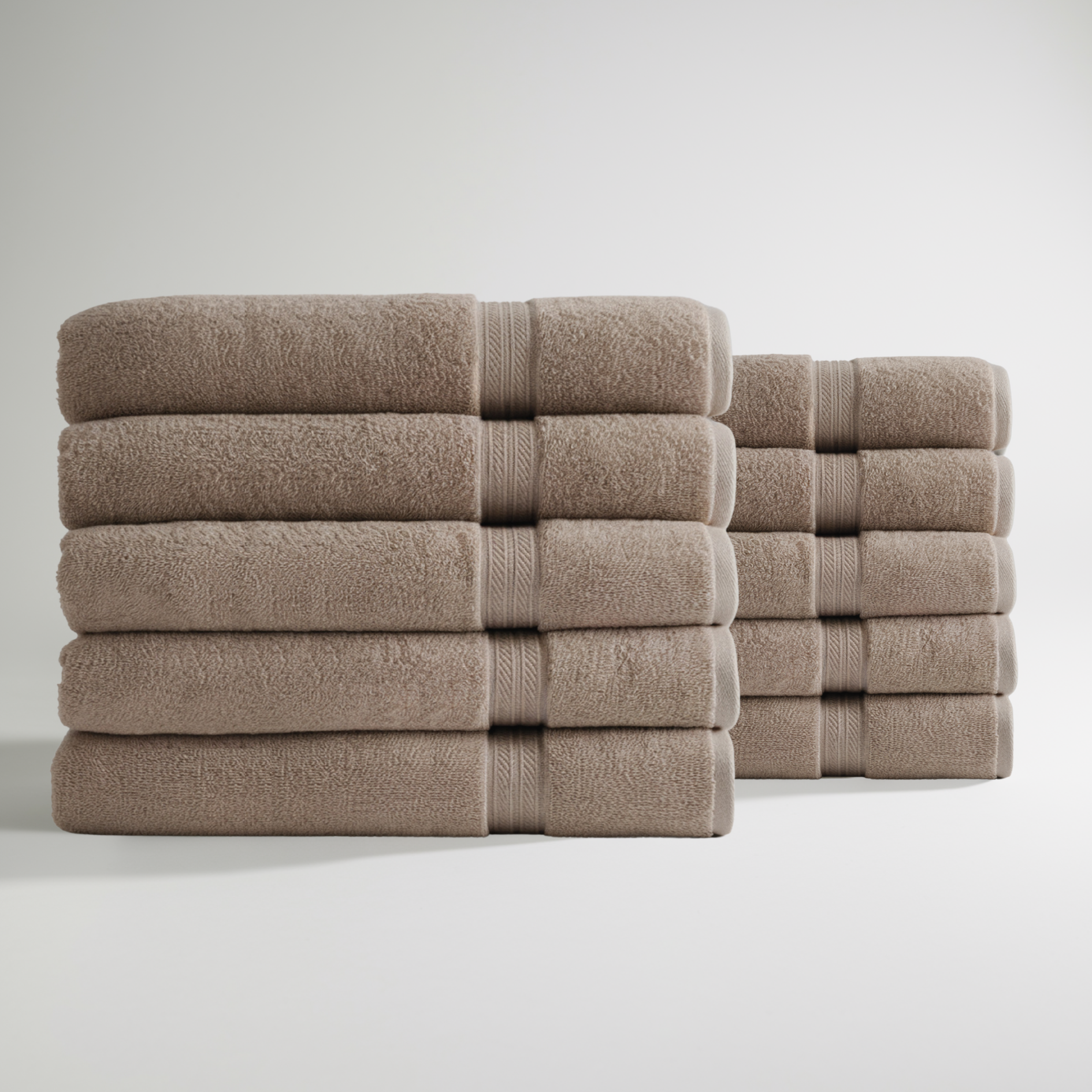 Ultrasoft Egyptisch Katoenen Badhanddoeken - 10 stuks (140x70cm)