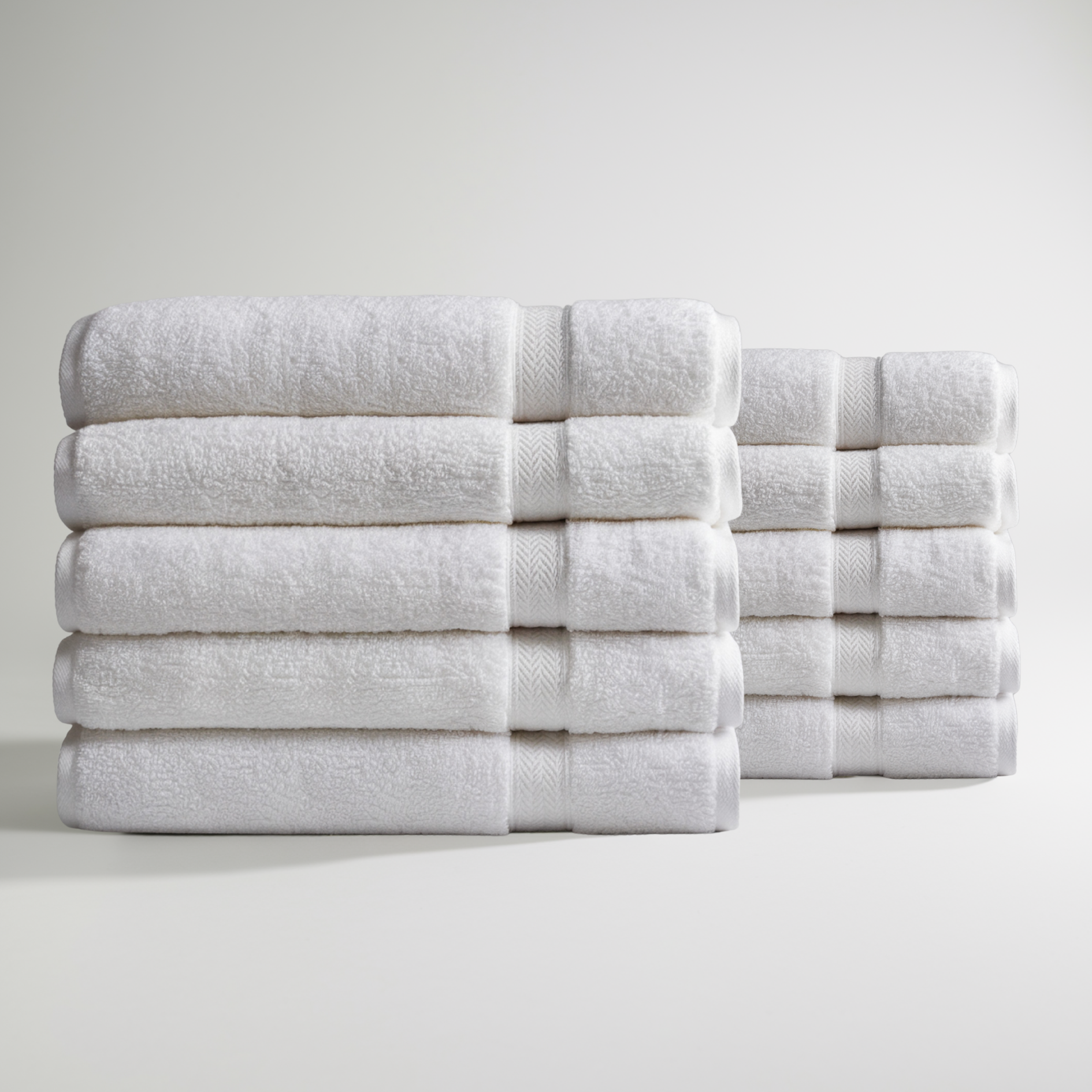 Ultrasoft Egyptisch Katoenen Badhanddoeken - 10 stuks (140x70cm)